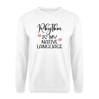 Rhythmustanzsprache - Unisex Pullover - Weiß - Vorne