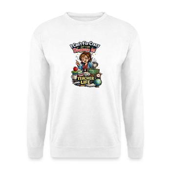 Funny Teacher I Can Diagnose It - Unisex Sweatshirt - white - Front