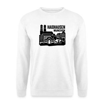 München Skyline Haidhausen - Unisex Pullover - Weiß - Vorne