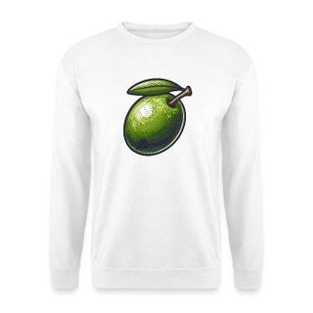 Olivgrüner Vintage-Geist - Unisex Pullover - Weiß - Vorne