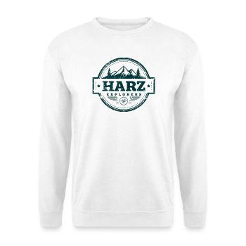 Explorateurs de résine | Insigne d’aventure vintage - Sweat-shirt Unisexe - blanc - Devant
