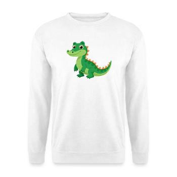 Baby alligator - Unisex Sweatshirt - white - Front