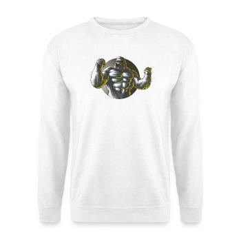 Conception des pouvoirs du Gorille Singe - Sweat-shirt Unisexe - blanc - Devant
