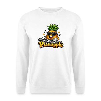 Pianapple Pineapple Pianist - Unisex Sweatshirt - white - Front