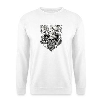 Metal Santa - Unisex Sweatshirt - white - Front