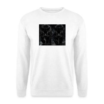 Twin Black Panthers - Unisex Sweatshirt - white - Front