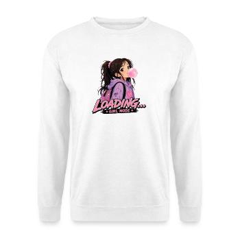 Bubblegirl - Unisex Pullover - Weiß - Vorne