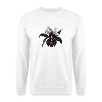 Orchid Mantis & Black Orchid - Unisex Sweatshirt - white - Front