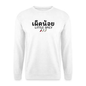 Little Spicy – Amateur de la cuisine thaïlandaise - Sweat-shirt Unisexe - blanc - Devant