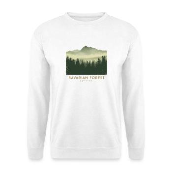 Bavarian Forest | Vintage National Park - Unisex Sweatshirt - white - Front