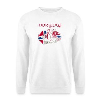 Norway Vacation Norge Fjords Travel Scandinavian - Unisex Sweatshirt - white - Front