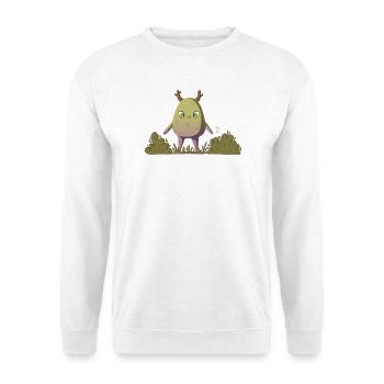 Créature de la forêt mousseuse/Créature de la nature - Sweat-shirt Unisexe - blanc - Devant