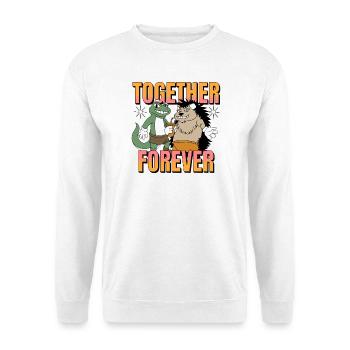 Ensemble, Compagnons pour toujours - Sweat-shirt Unisexe - blanc - Devant