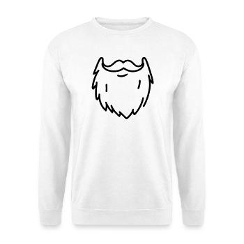 Beard - Unisex Pullover - Weiß - Vorne