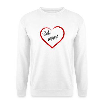 Beste Mama - Unisex Pullover - Weiß - Vorne