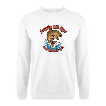 Petri Heil Papa - Unisex Pullover - Weiß - Vorne