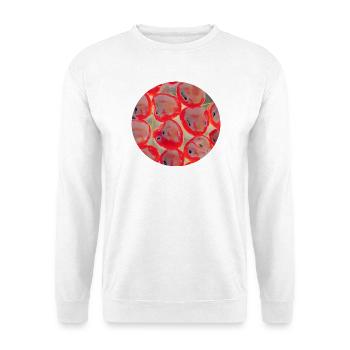 Art pop fruit néon - Sweat-shirt Unisexe - blanc - Devant