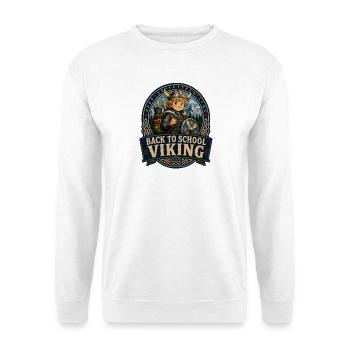 Back to School Viking - Unisex Sweatshirt - white - Front