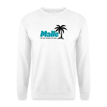 Malle ist nur einmal im Jahr 2027 – türkis - Unisex Pullover - Weiß - Vorne