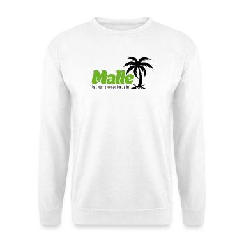  Malle ist nur einmal im Jahr 2027 – grün - Unisex Pullover - Weiß - Vorne