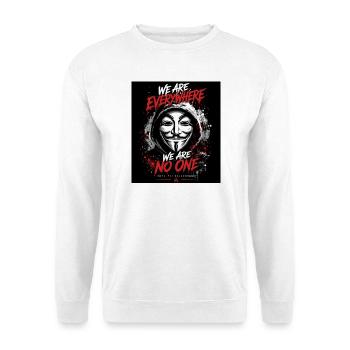 Wir sind überall, niemand - Unisex Pullover - Weiß - Vorne