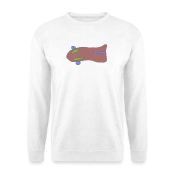 sabbernder_nacktmul - Unisex Pullover - Weiß - Vorne
