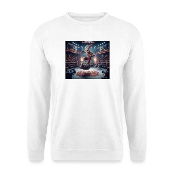 PLP Bunny Ring Duel - Unisex Sweatshirt - white - Front