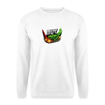 Kauf den Dip Crypto Grafik - Unisex Pullover - Weiß - Vorne