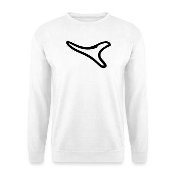 boomerang - Sweat-shirt Unisexe - blanc - Devant