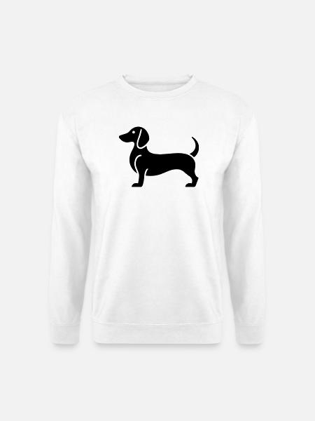 Dackel - Unisex Pullover - Weiß