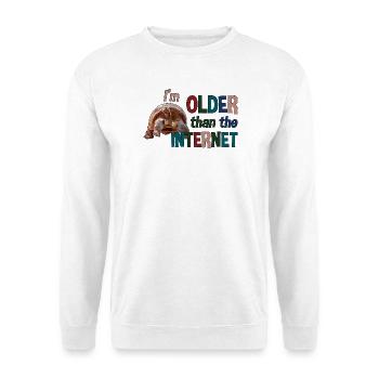 I’m older than the Internet - Schildkröte - Unisex Pullover - Weiß - Vorne