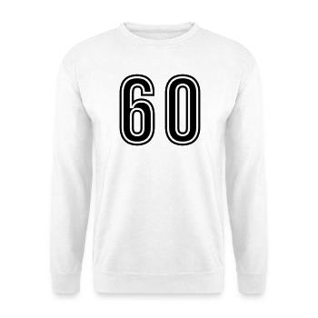 60 Number Symbol - Unisex Sweatshirt - white - Front