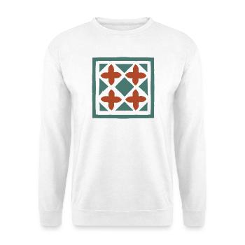 Andalusian Tiles 15 - Unisex Sweatshirt - white - Front