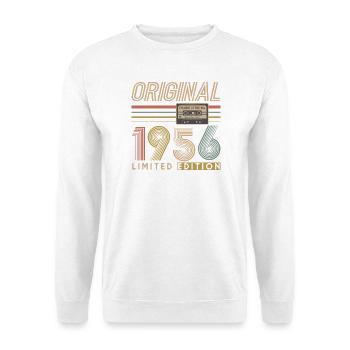 70e anniversaire, 70 ans - Sweat-shirt Unisexe - blanc - Devant