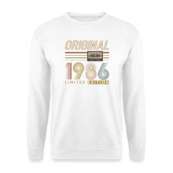 40e anniversaire, 40 ans - Sweat-shirt Unisexe - blanc - Devant