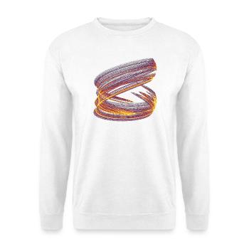 Vortex de Lumière du Chaos – Attracteur Étrange - Sweat-shirt Unisexe - blanc - Devant