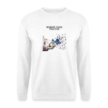 Cristal cosmique et curiosité - Sweat-shirt Unisexe - blanc - Devant