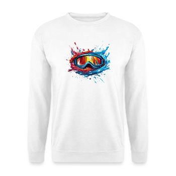 Snowboarding Brille - Unisex Pullover - Weiß - Vorne
