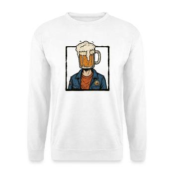Amateur de bière, amateur de bière, voyage de vacances - Sweat-shirt Unisexe - blanc - Devant