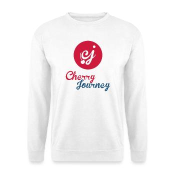 Conception du logo Cherry Journey Cherries - Sweat-shirt Unisexe - blanc - Devant