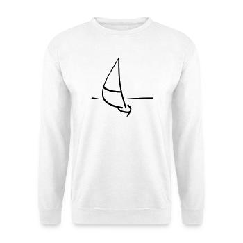 Voilier - Sweat-shirt Unisexe - blanc - Devant