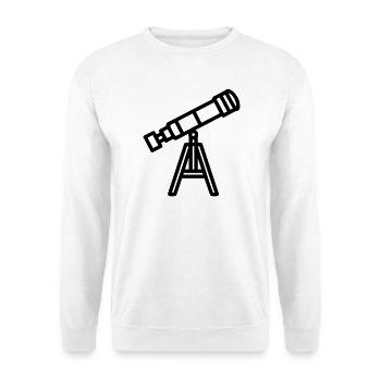 telescope - Unisex Sweatshirt - white - Front
