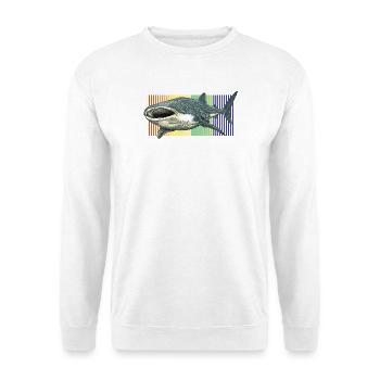 Whale Shark Rhincodon typus - Unisex Sweatshirt - white - Front
