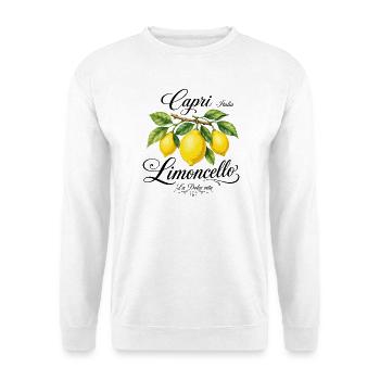 Capri Limone Vintage - Unisex Pullover - Weiß - Vorne