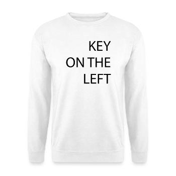 Taste links - Unisex Pullover - Weiß - Vorne