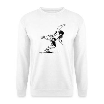Breakdancers - Sweat-shirt Unisexe - blanc - Devant