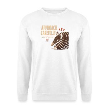 Gürteltier Lustiges Gürteltier Texas - Unisex Pullover - Weiß - Vorne