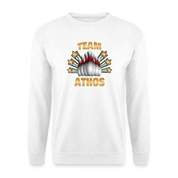 Athos - Unisex Pullover - Weiß - Vorne