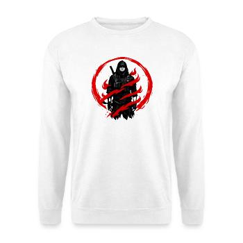 Shadow Fighter in the Red Circle - Unisex Sweatshirt - white - Front