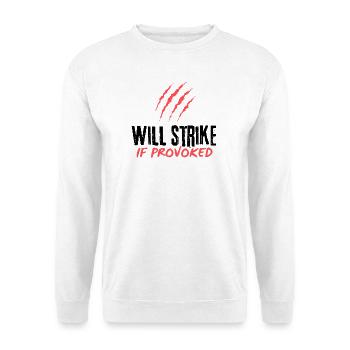Falls provozierte Krallenspuren - Unisex Pullover - Weiß - Vorne